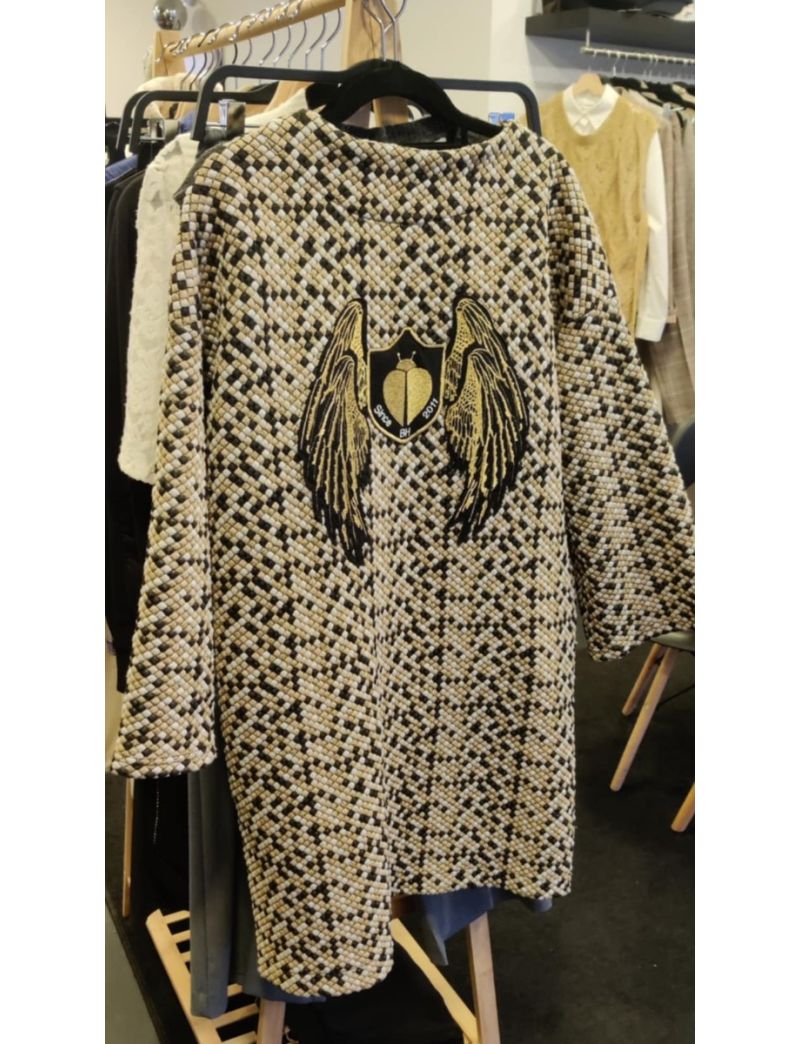 Casaco Kimono Jacquard