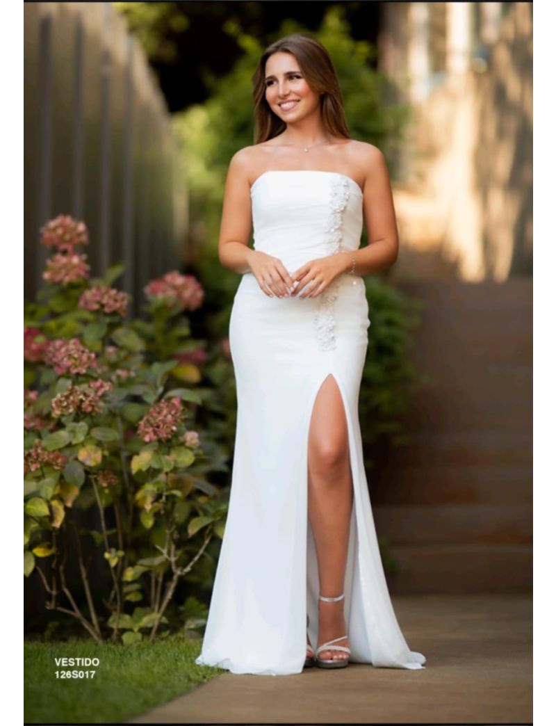 Vestido Longo Cai-cai Pedraria