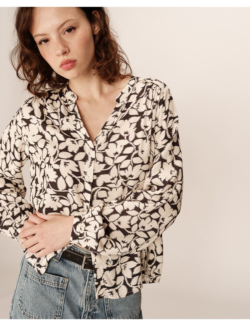 Camisa Textura Estampada