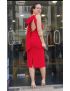 Vestido Midi Laço Costas