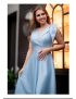 Vestido Midi godé Laço