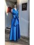 Vestido Cavado com Gola