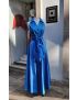 Vestido Cavado com Gola