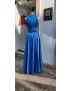 Vestido Cavado com Gola