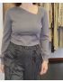 Camisola Decote Assimétrico