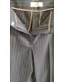 Calças Cigarrete Risca Giz