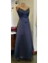 Vestido longo Corpete em bico