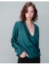 Blusa Cetim Jacquard 
