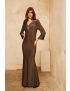 Vestido Comprido Lurex