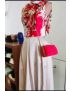 Top Mikado Estampado