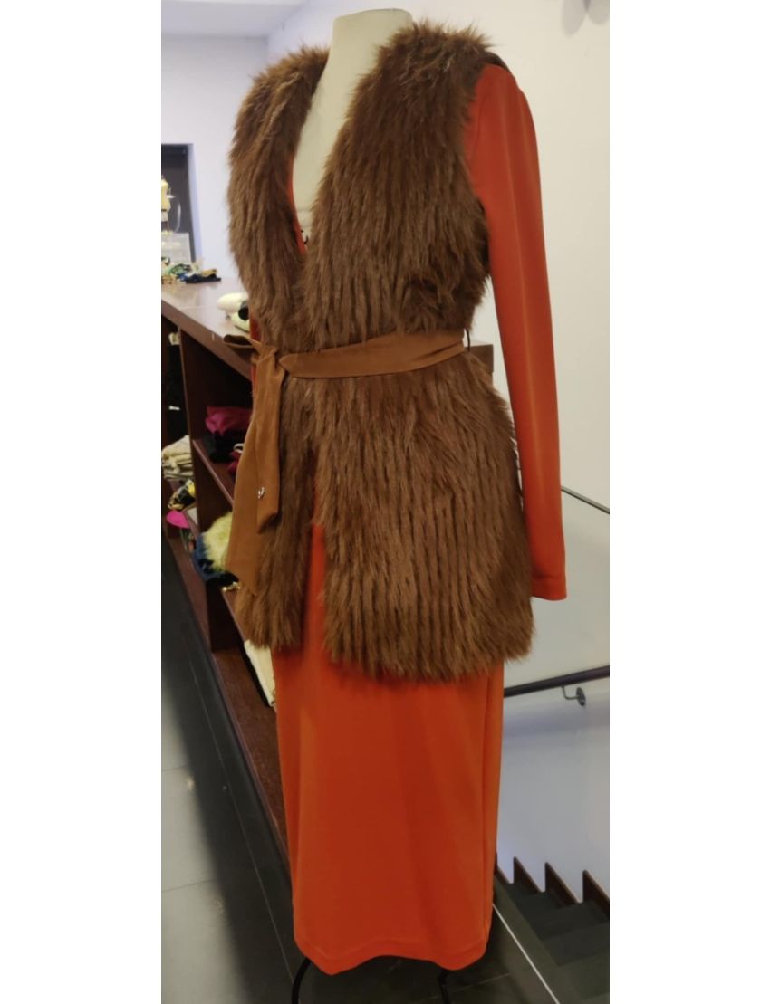 Vestido Midi Drapeado