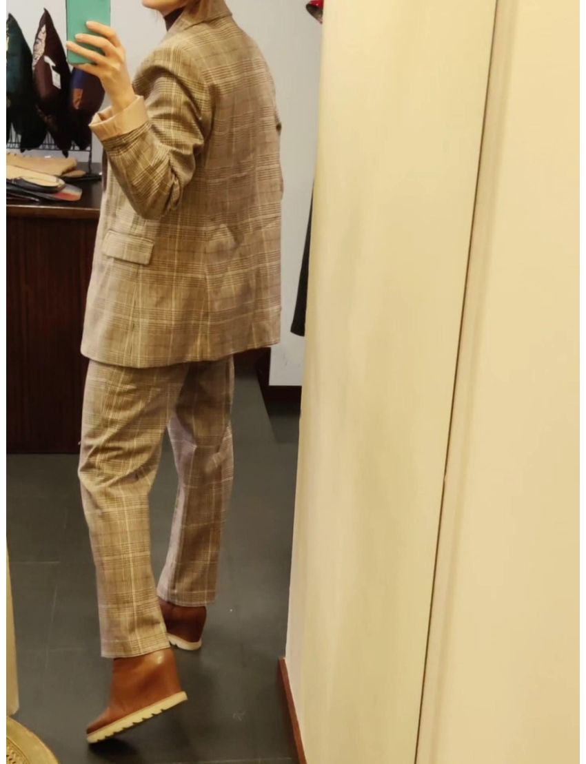 Calças pié-de-poule