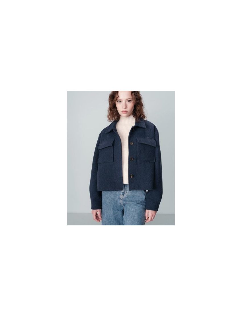 Casaco Fazenda Curto Oversize