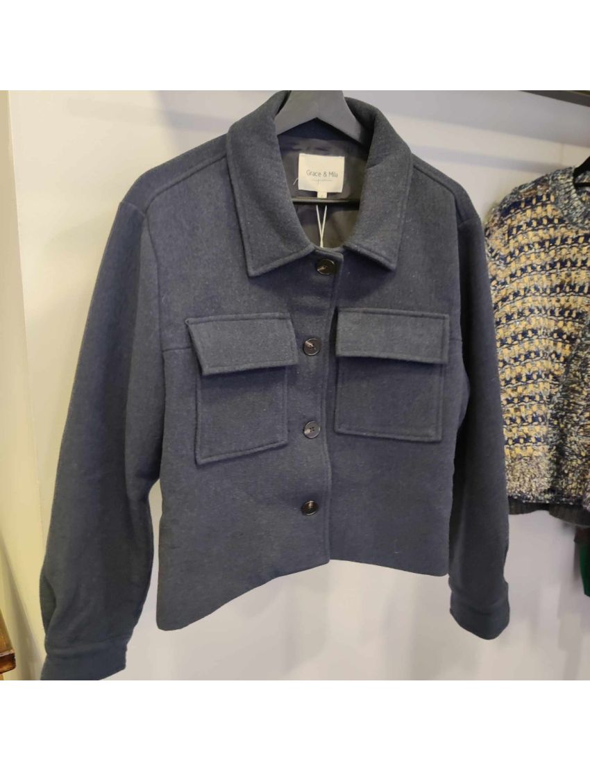 Casaco Fazenda Curto Oversize