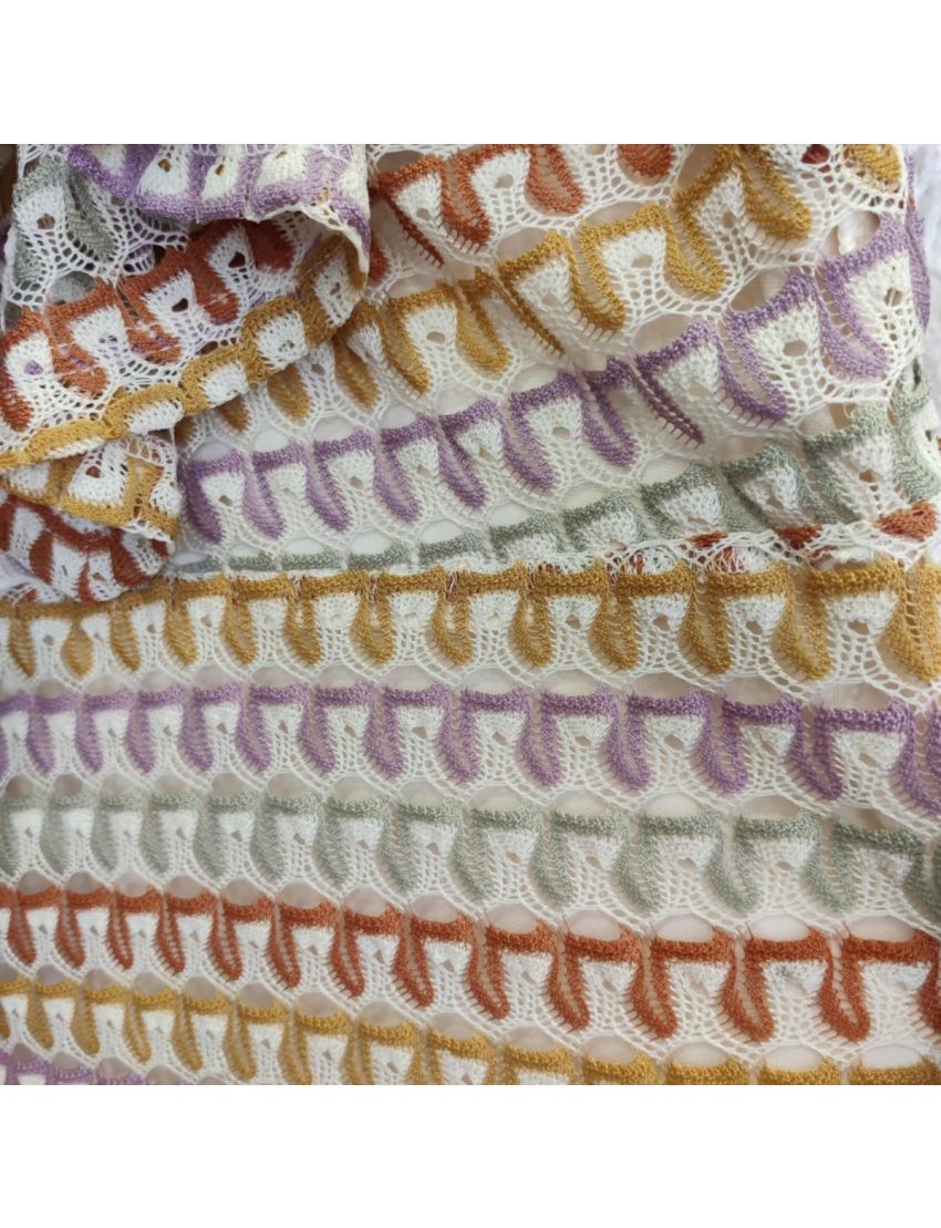 Vestido Rendado Multicolorido