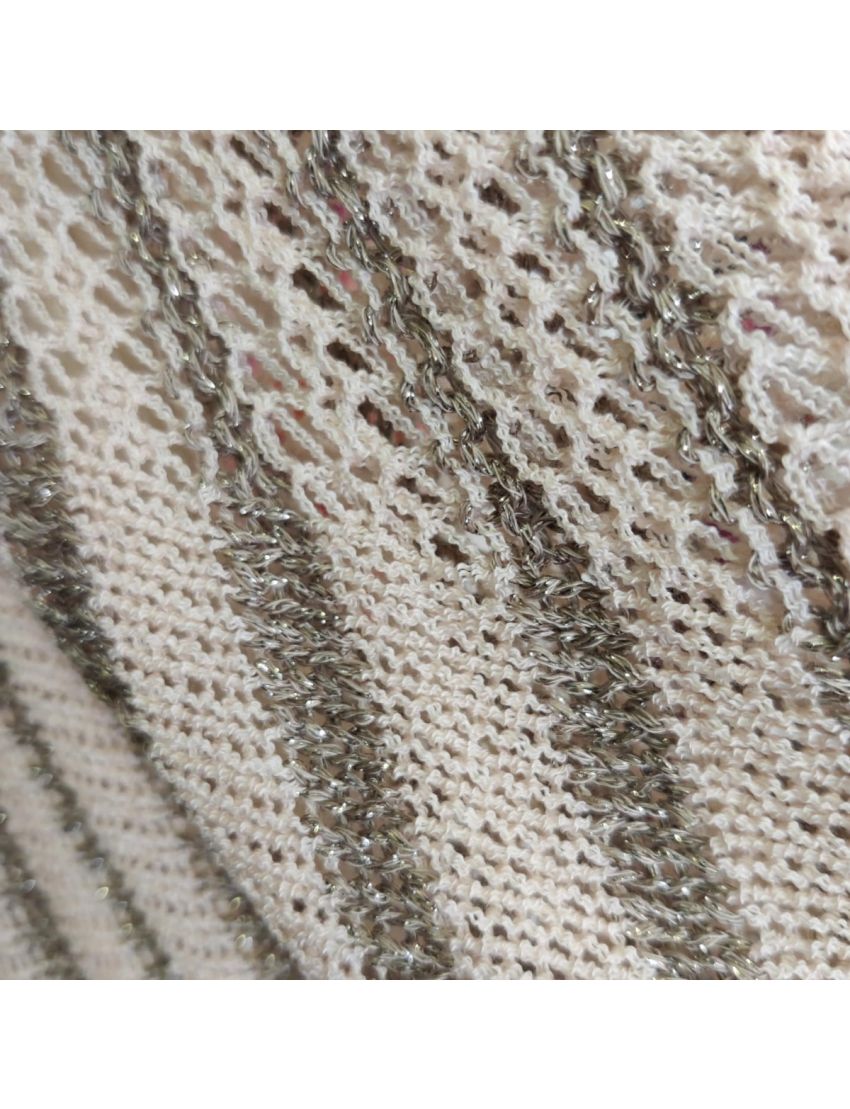 Vestido Longo Crochet Risca vertical