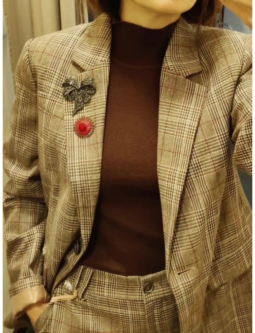 Calças pié-de-poule