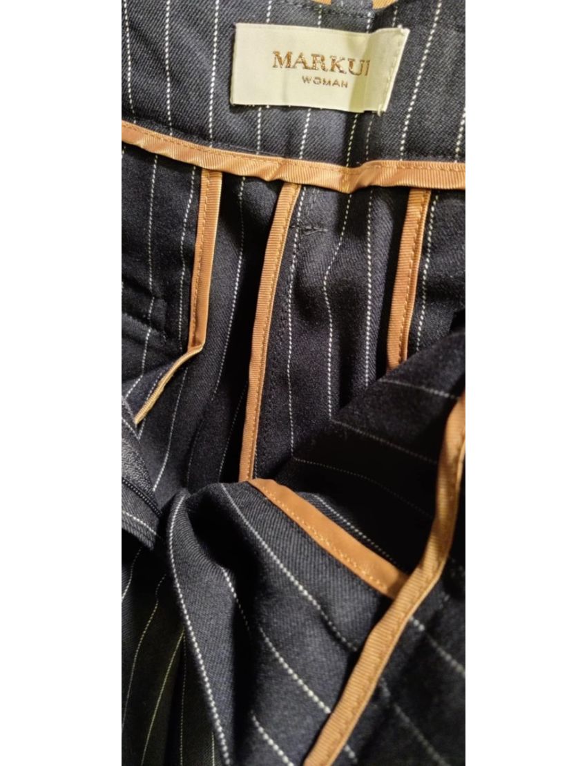 Calças Alfaiate Risca Giz