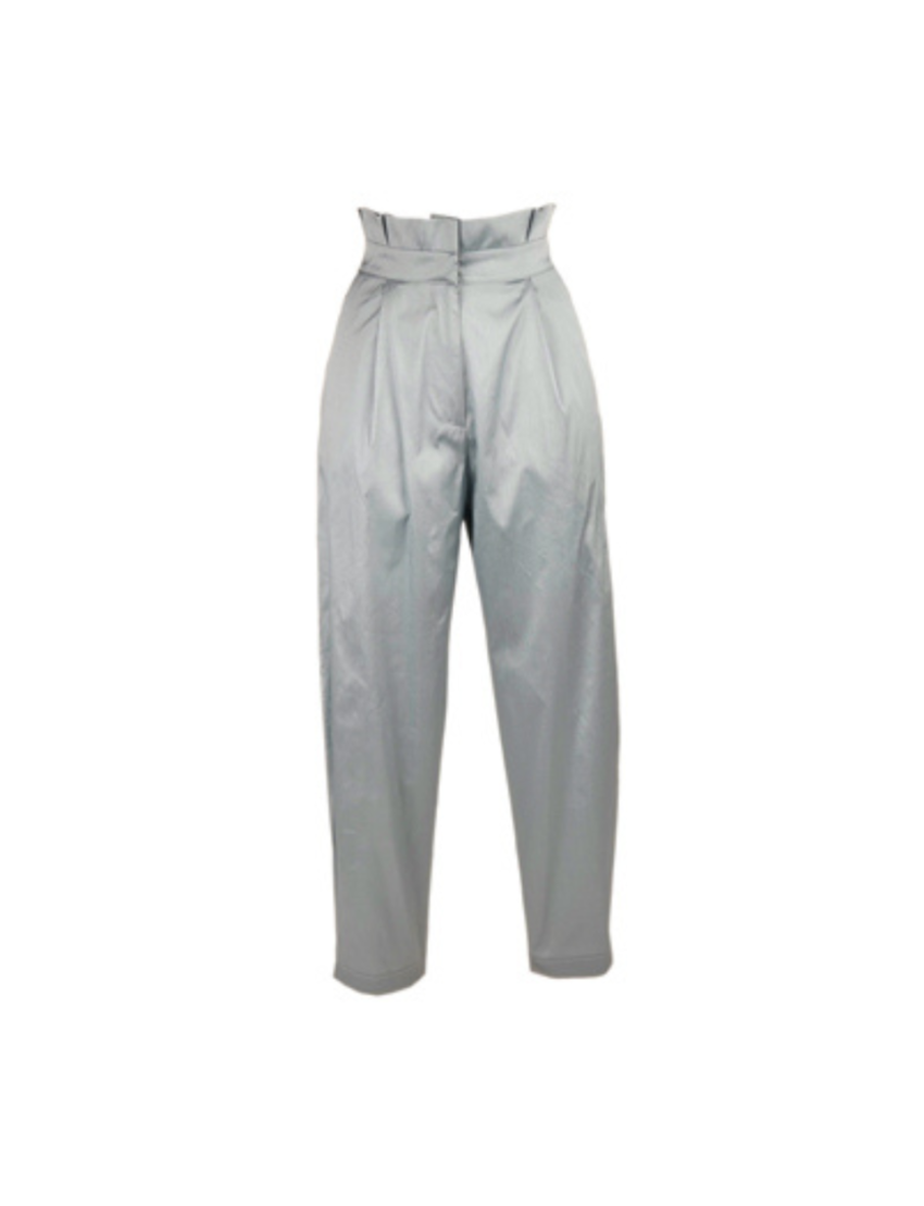 Calças Carrot Tafetá