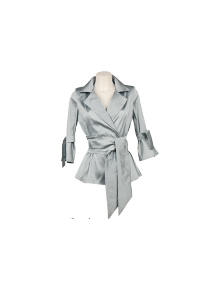 Blusa Casaco Tafetá