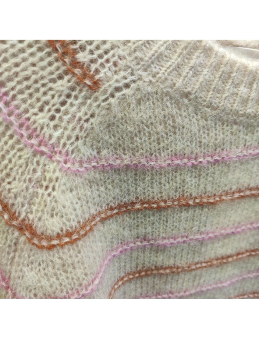 Camisolão Beje Riscas