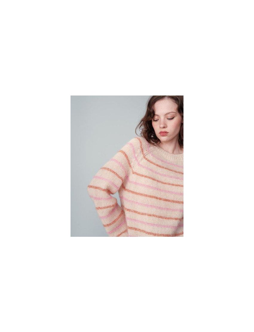 Camisolão Beje Riscas