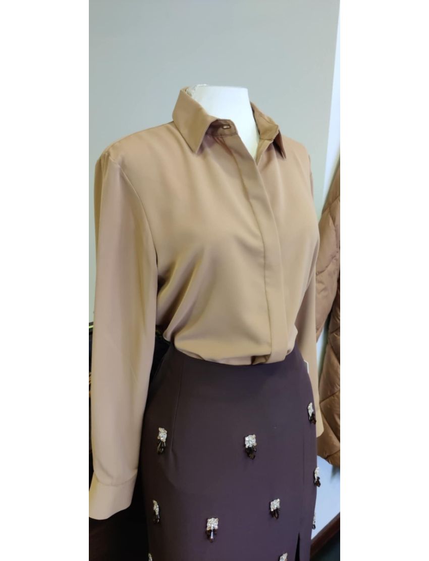 Camisa Blusa Laço Amovível