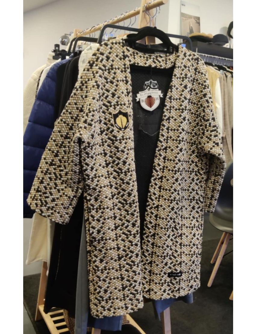 Casaco Kimono Jacquard