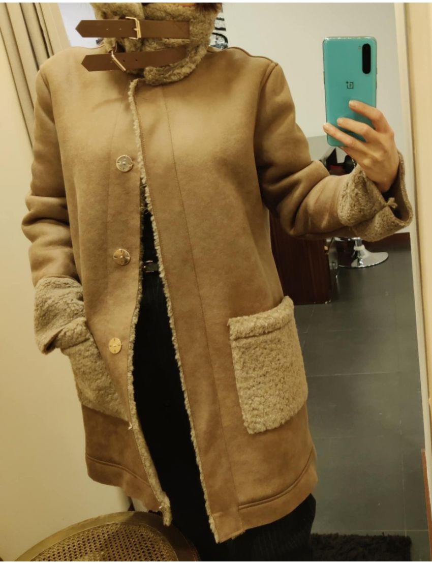 Casaco Borrego Sintético