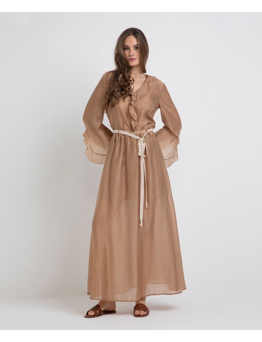 Blusa Organza Folhos