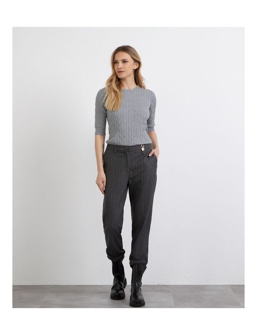 Camisola Cotovelo Brilhantes 