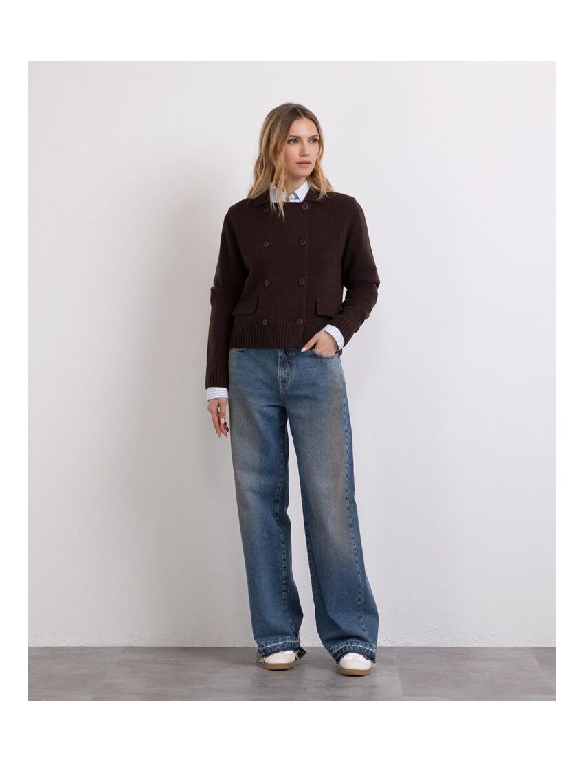 Cardigan Malha Duplo Trespasse