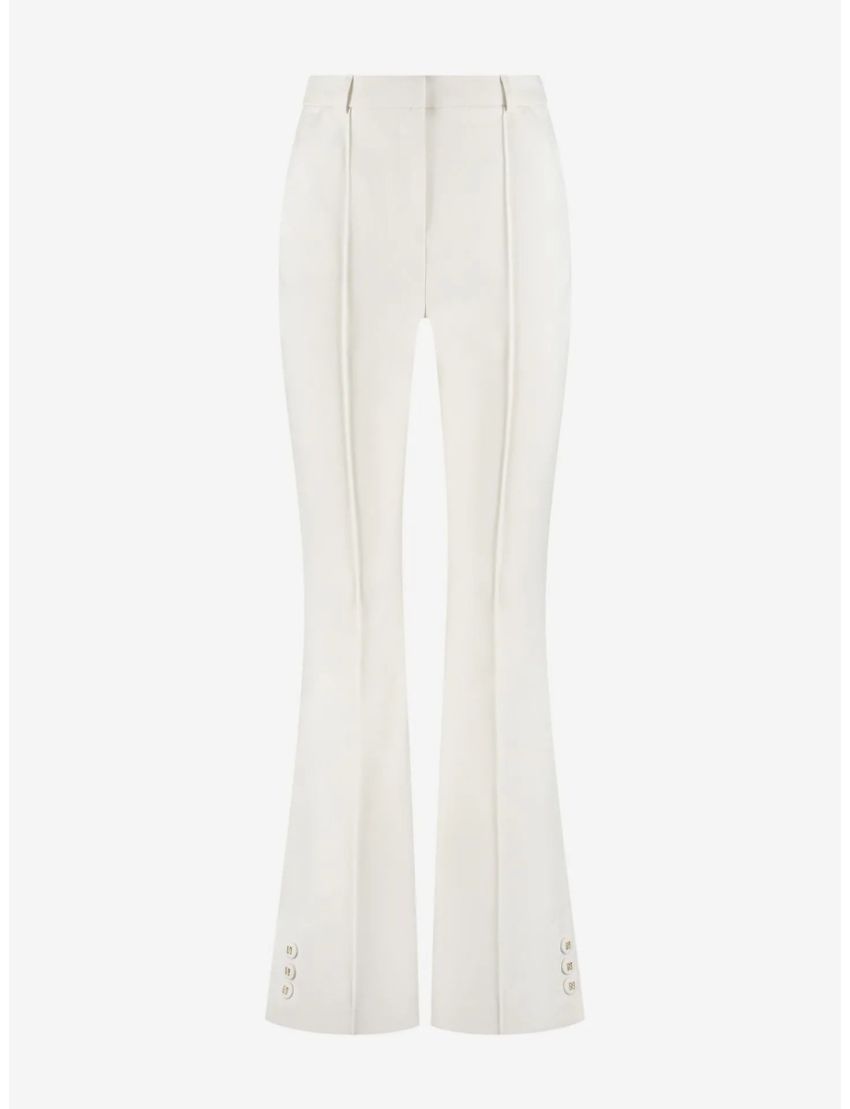 Calça Boca de Sino Detalhe Botões
