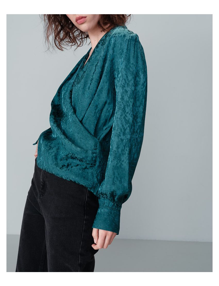 Blusa Trespasse Jacquard 