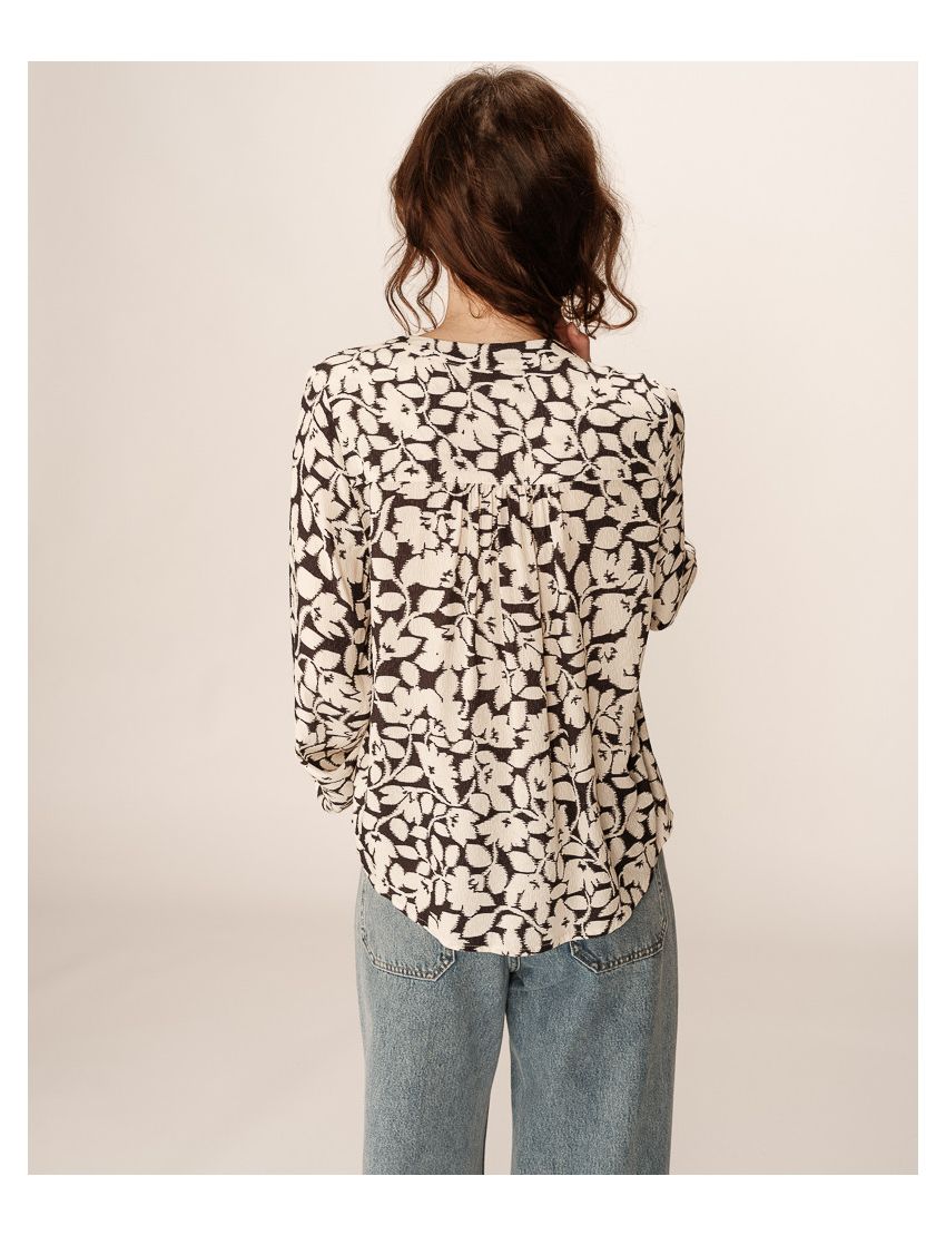 Blusa Textura Estampada