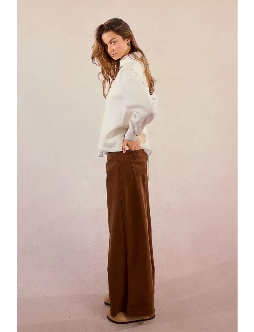 Colete Malha Aberto Atrás