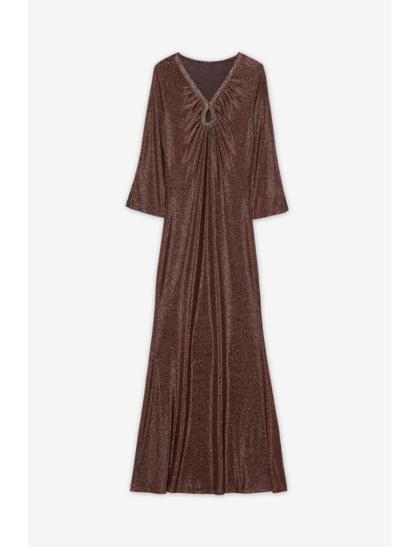 Vestido Comprido Lurex