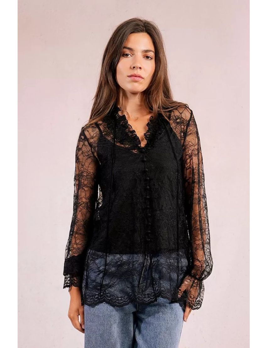 Blusa Renda Romãntica