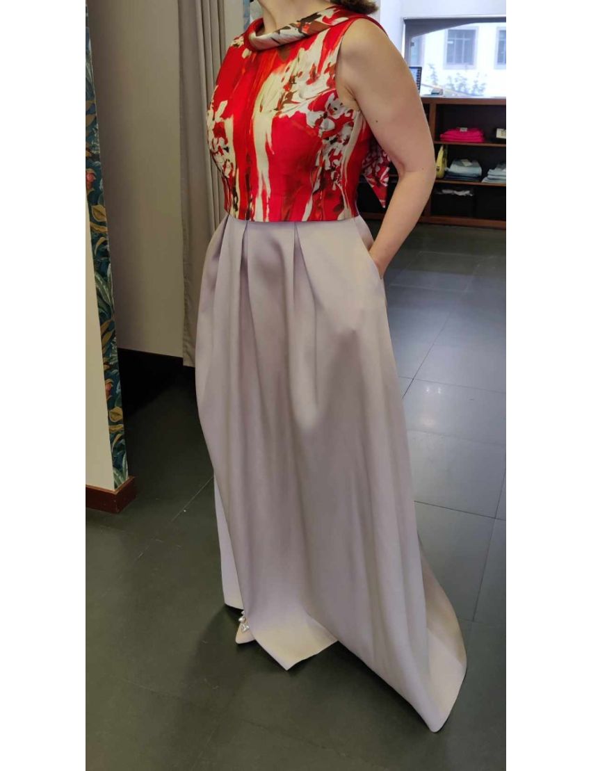 Top Mikado Estampado