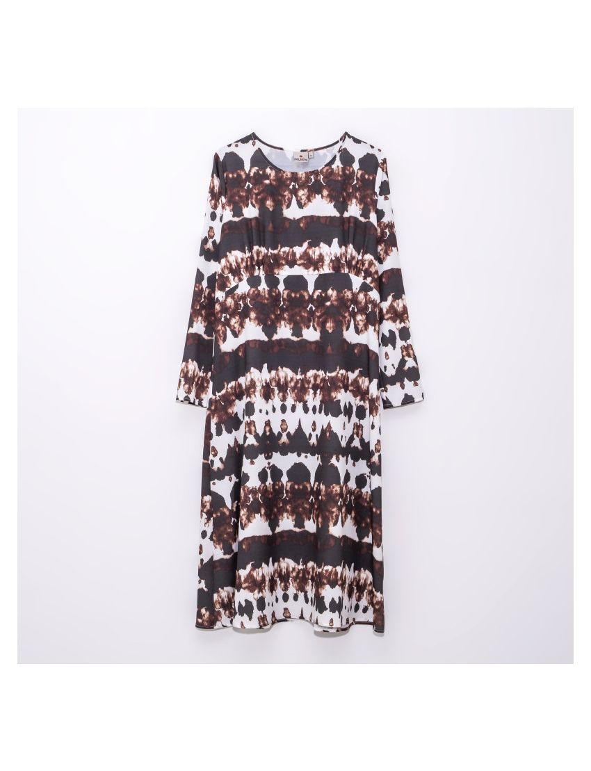 Vestido Estampado Crepe