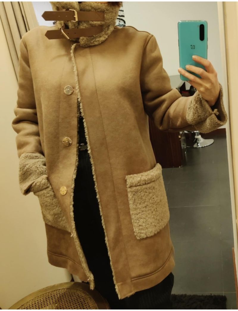 Casaco Borrego Sintético